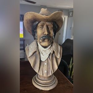 Cowboy statue 22 inches tall